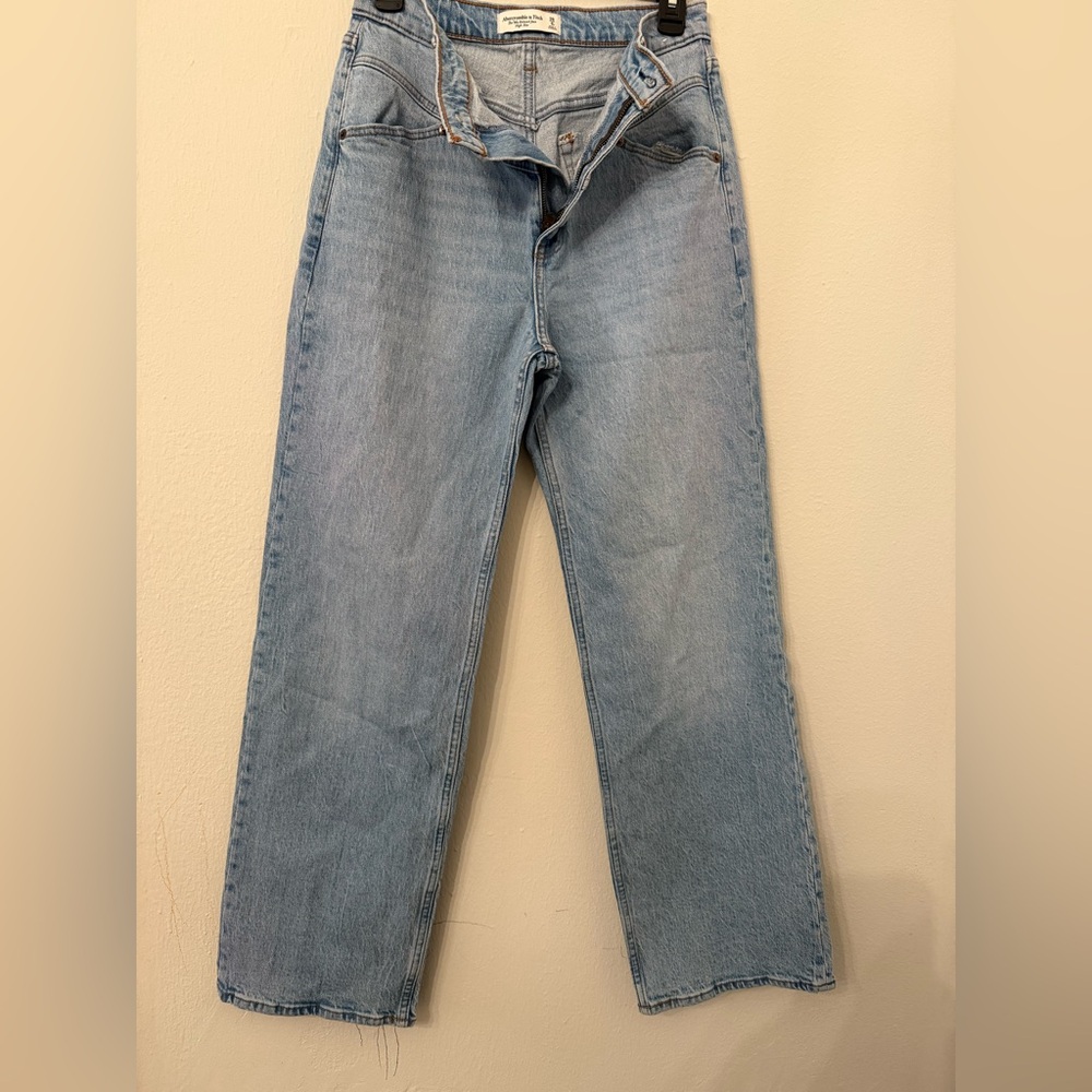 Abercrombie & Fitch Sky Blue High Rise Jeans - Picture 4 of 5